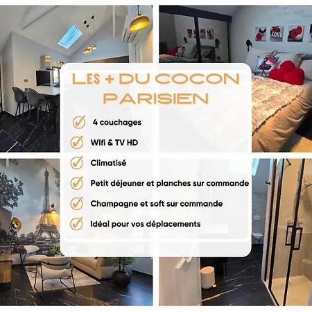 M77 - Le Cocon Parisien - Clim Appartement *